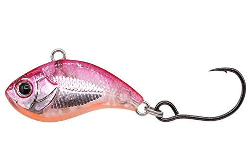 Eurotackle Z-Viber Original - Ultra Light and Ice Fishing Lure - Lipless Crankbait - 1/16oz Rattle Bait (1") - color: Pink