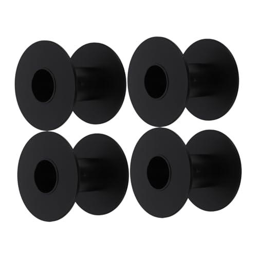 Gatuida 4pcs Wire Spools Empty Reel Cables Bobbins Replacements Empty Spools Replacement Plastic Spool Compact Cable Spools Empty Bobbins Rope Spool