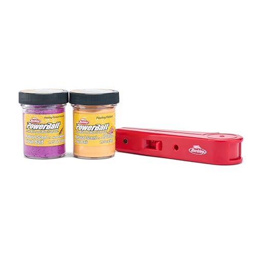 Berkley PowerBait Trout Fishing Dough Bait - color: Peach & Grape Multipack