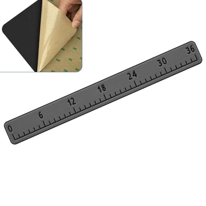 HZshark EVA Foam Fish Measuring Board, Fish Ruler with 3M Self-Adhesive Backing, 36" Fishing Tape Measure for Boats Sailboats Yachts Kayaks - color: Dark Grey, size: 4.5"*36"