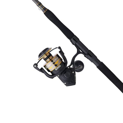 Penn Battle IV Spinning Reel and Fishing Rod Combo - size: 6000 Size Reel - 7' - Medium Heavy - 3pc, style: Battle IV