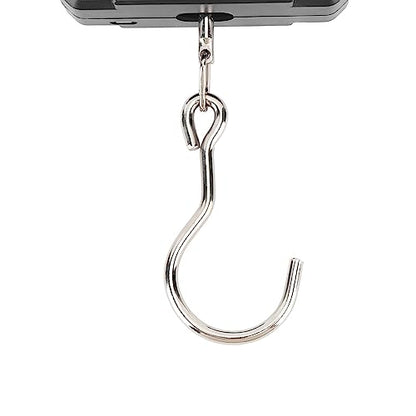 Fish Scale Digital Weight 110lb with Backlit LCD and USB Charging Compatible for Luggage Fishing Travel Includes Measuring Tape Design