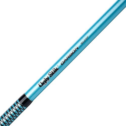 Ugly Stik Carbon Surf Casting Fishing Rod - size: 10' - Medium Heavy - 2pc