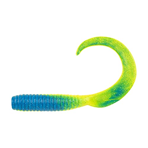 Berkley Gulp! Grub Saltwater Fishing Soft Bait - color: Blue Fuze, size: 8- Inch