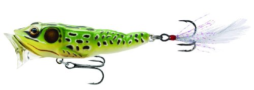 Popping Frog Lure by LIVETARGET - color: Green Yellow, size: 3"