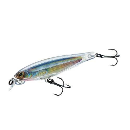 Yo-Zuri 3DS Minnow Suspending Shallow Diving Crankbait - style: Holographic Ghost Shad, 2 3/4 Inch