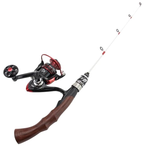 62cm Ultra-Light Ultra-Short Spinning Ice Fishing Rod Reel Set Carbon Fiber Travel Pole Tackle Type 7