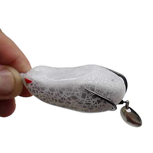 Topwater Fishing Lure Bass Fishing Frog Fishing Hollow Body Frog Bass Pike Snakehead Lure Bait - color: 6.3cm/13.2g