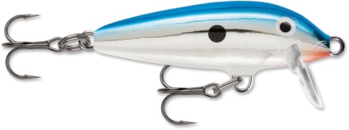 Rapala Original Floater 05 Fishing Lures - color: Chrome Blue, size: Body Length: 1-1/2"