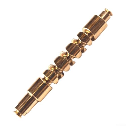 Fishing Reel Repair Components for 19 and 21 DC, 38.9mm Copper Twists Shaft Replacement, Wear Resistant Brass Gear and Half Moon Pins