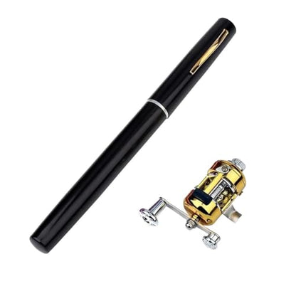Mini Fishing Rod & Reel Combo Ultra-Portable Telescopic Fishing Pole with Compact Carry Case, Perfect for Travel & Backpacking | Micro Collapsible Rod Kit for Beginners & Outdoor Enthusiasts
