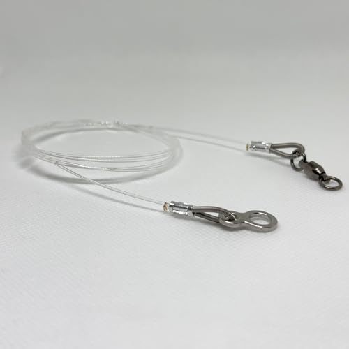 Fishing Shock Leader Line for Jigging and Trolling or Bite Guard Line 100-300 Pound Line - size: 48 inch (100 pound line), style: Figure 8