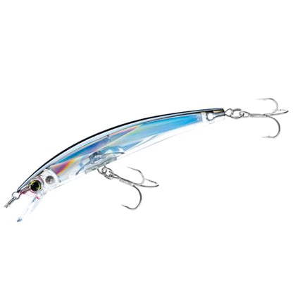 Yo-Zuri Crystal 3D (F) 90Mm 3-1/2" Minnow, Real Mullet - color: Silver Black, size: 5-1/4 Inch