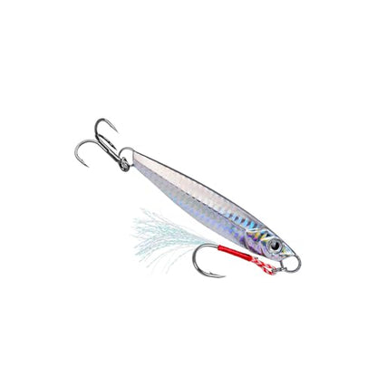 Treble Hook Fast Sinking Jigging Baits Jigs Lure 13g/30g/60g Hard Metal Jigging Spoon Lures Saltwater Fishing Lure - color: ColorE 17G