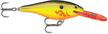 Rapala Shad Rap 05 Fishing Lures - color: Bleeding Hot Olive