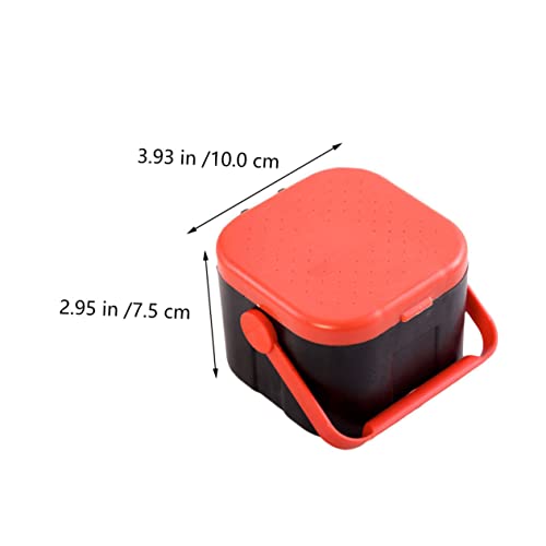 Storage Box Hydrating Clam Worm Container for Live Bait Breathable and Practical Design for Storing and Blood Easy to Clean Present