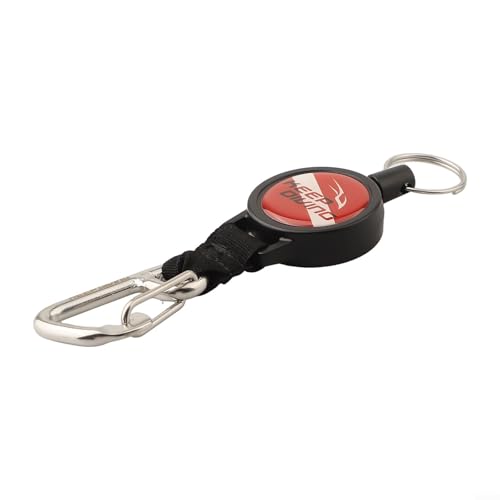 Scuba for retractor Clip, Retractable Diving Gear Tethers Stainless Steel Key Ring For BCD Hook Anti-lost Rope Key Chain For Freediving, Spearfishing