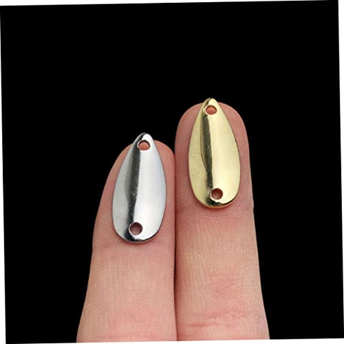 Toyvian 20pcs Fish Lure Metal Fishing Baits for Freshwater Realistic Artificial Bait for Bass and More Fishing Tackle for Lakes Rivers