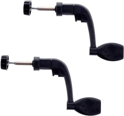 2Pcs Black Universal Plastic Power Handle Fishing Reels Crank Rock Arm Spinning Wheel Grasp， Reels and Accessories