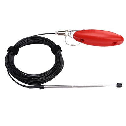 RiToEasysports Fishing Stringer, 500lbs Stainless Steel Heavy Duty 26.2ft Fish Holder with Floater for Big Game Saltwater Freshwater Lake River Anglers