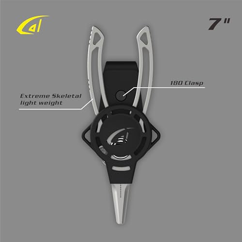 danco Titanium Dual Cutter 7" Fishing Plier, Fishing Line and Wire Cutter, Saltwater Safe, Fresh/Saltwater Fishing, Sheath and Lanyard Included - style: Dual Cutter
