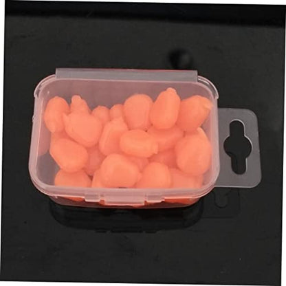 VANZACK 50pcs Carp Fishing Corn Lures Floating Hard Artificial Bait Fake Corn Carp Bait Orange