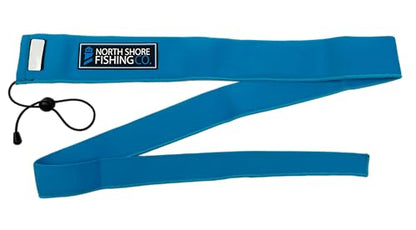 Premium Neoprene Fishing Rod Sleeve – Floating, Puncture Resistant, Labeled Protective Sock for Casting, Spinning, Trolling Fishing Rods - color: Blue, size: 60", style: Casting/Trolling
