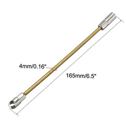 uxcell 165mm/6.5inch Flexible Fish Tape Replacement Leader Wire Cable Puller for 6.5mm Fish Tape