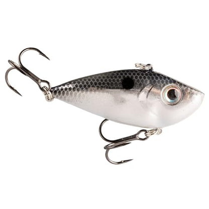 Strike King Red Eyed Shad Fishing Lure - color: Smokey Chrome / Blue, size: 0.5 ounce