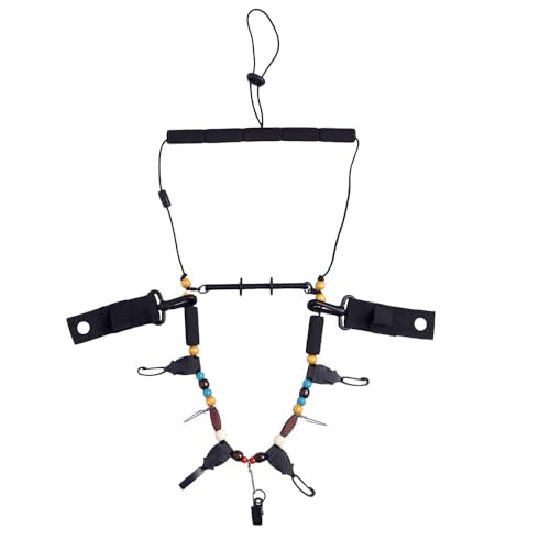 Raprance Fly Fishing Lanyard, Adjustable Quick Release Tool Holder, Lightweight Fishing Accessories with Floatant Bottle Holder