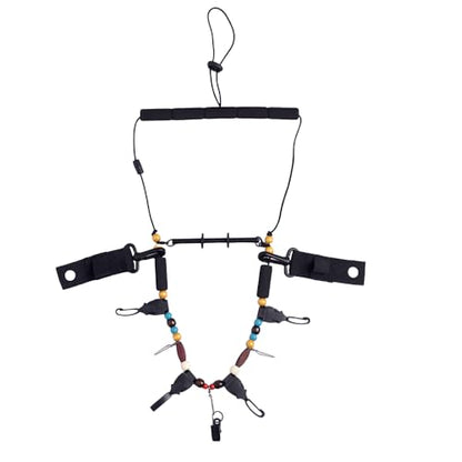 Raprance Fly Fishing Lanyard, Adjustable Quick Release Tool Holder, Lightweight Fishing Accessories with Floatant Bottle Holder