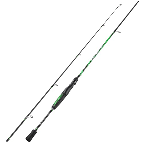 One Bass Fishing Rod, Lightweight Graphite Spinning & Casting Rod with Super Polymer Handle - color: Spinning Rod, size: 7'0"