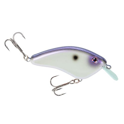 Strike King Hardliner Fishing Lure, Flat Sided Crankbait, Circuit Board Lip, Extra Tight Wobble, Size 4 Treble Hooks - color: Hornet Blue