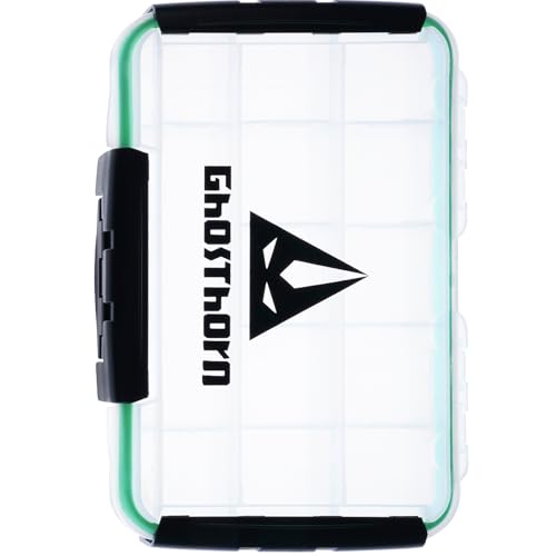 Ghosthorn Fishing Tackle Box, Waterproof 3600 and 3700 Tackle Trays, Plastic Tackle Box Organizer with Removable Dividers Storage Lure Box for Lures 1 Pack (3600 * 1) - size: 3600*1