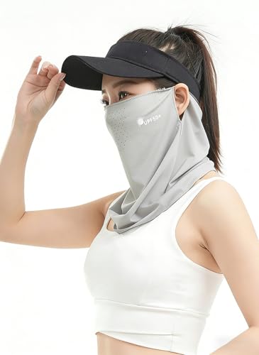 UV Sun Protection Face Mask for Women, Face Cover Scarf Neck Gaiter Outdoor