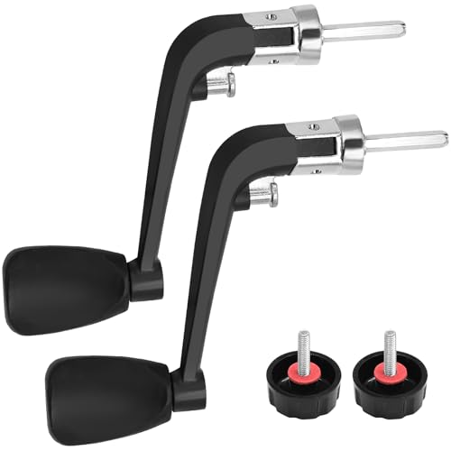 2PCS Fishing Handles Spinning Reel Knob Replacement, Rubber Handle Reel Handle Grips Fishing Reel Replacement for Fishing Reel - size: 5000-7000