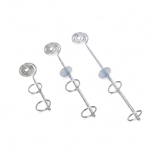 Stainless Steel Fishing Rod Holder with Ground Spike for Sand and Soil, Shoreline Anchor Support (Silver)