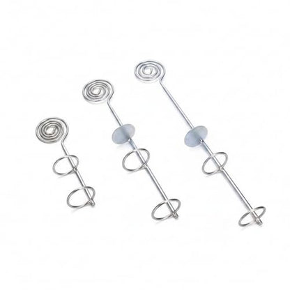 Stainless Steel Fishing Rod Holder with Ground Spike for Sand and Soil, Shoreline Anchor Support (Silver)