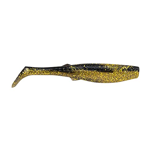 Berkley Gulp! Paddleshad Fishing Soft Bait - color: Black Gold, size: 3"