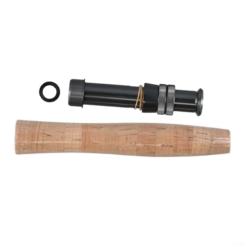 Cork Fishing Rod Handle Grip with Reel Seat, Length for Fly Rod Building and Repair Portable DIY Rod Making Kit Lightweight(1#) - size: 1#