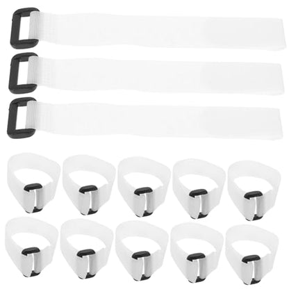 Cabilock 30Pcs Fishing Rod Straps Multi Function Fishing Pole Bands for Organizing and Protecting Casting Spinning and Fly Rods Lightweight Tackle Ties for Outdoor Use