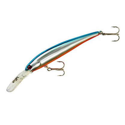 Band-It B-Shad Multi-Species Minnow Jerkbait Fishing Lure, Fishing Accessories, 3.5", 1/3 oz, Chrome Blue Back, (BDTB-SHAD32)