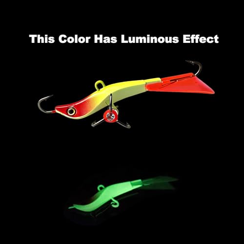 Ice Fishing Jigs Balancer Winter Fishing Lures Jigging Lures Head for Walleye Bluegill Pike Perch Ice Fishing Kits - color: 71MM 14G