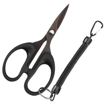 ERINGOGO Portable Fishing Wire Cutters with Stainless Steel and Rubber Handle, Easy to Operate Multi-function Cutter Suitable for Braided Line, for Freshwater and Saltwater Fishing