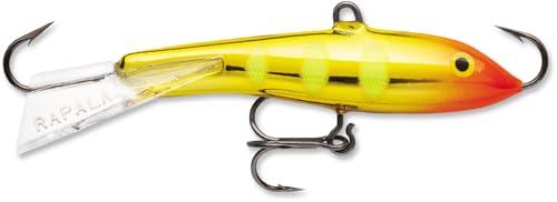 Rapala Vertical Jigging Rap – Ice Fishing Lure – Ice Fishing Jigging Lure | Walleye Pike and Perch Jig - color: Juicy Lucy, size: Body Length: 1-1/2"