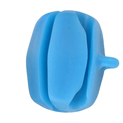Portable Fishing Rod Fixed Ball Rod Puller Fixed Ball Practical Stop Lever Beam Soft Anti Collision Pole Ball for Outdoor Fishing, Light Blue