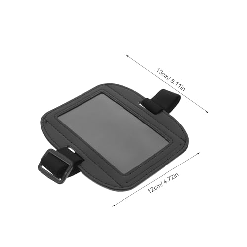 Waterproof Horizontal Security Arm Badge Holder with Strap, Fishing License Id Card Holder for Outdoor Workplaces and Team Identification
