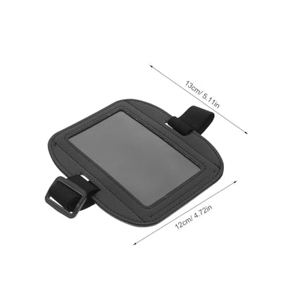 Waterproof Horizontal Security Arm Badge Holder with Strap, Fishing License Id Card Holder for Outdoor Workplaces and Team Identification