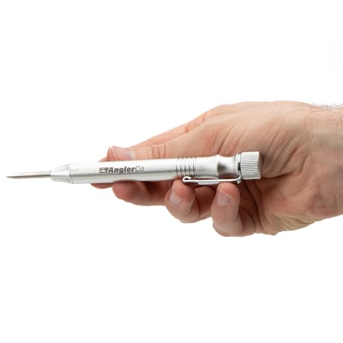 Retractable Fish Venting Tool with Pocket Clip – Durable Barotrauma Release Tool for Saltwater Fishing