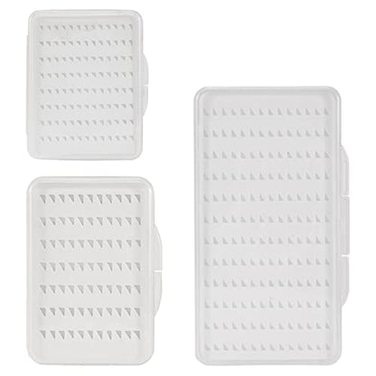 Youngy Outdoor Easy-Grip Foam Clear Fly Lures Hook Box Fishing Tool Plastic Fishing Flies Hooks Storage Boxes Fly Hook Box